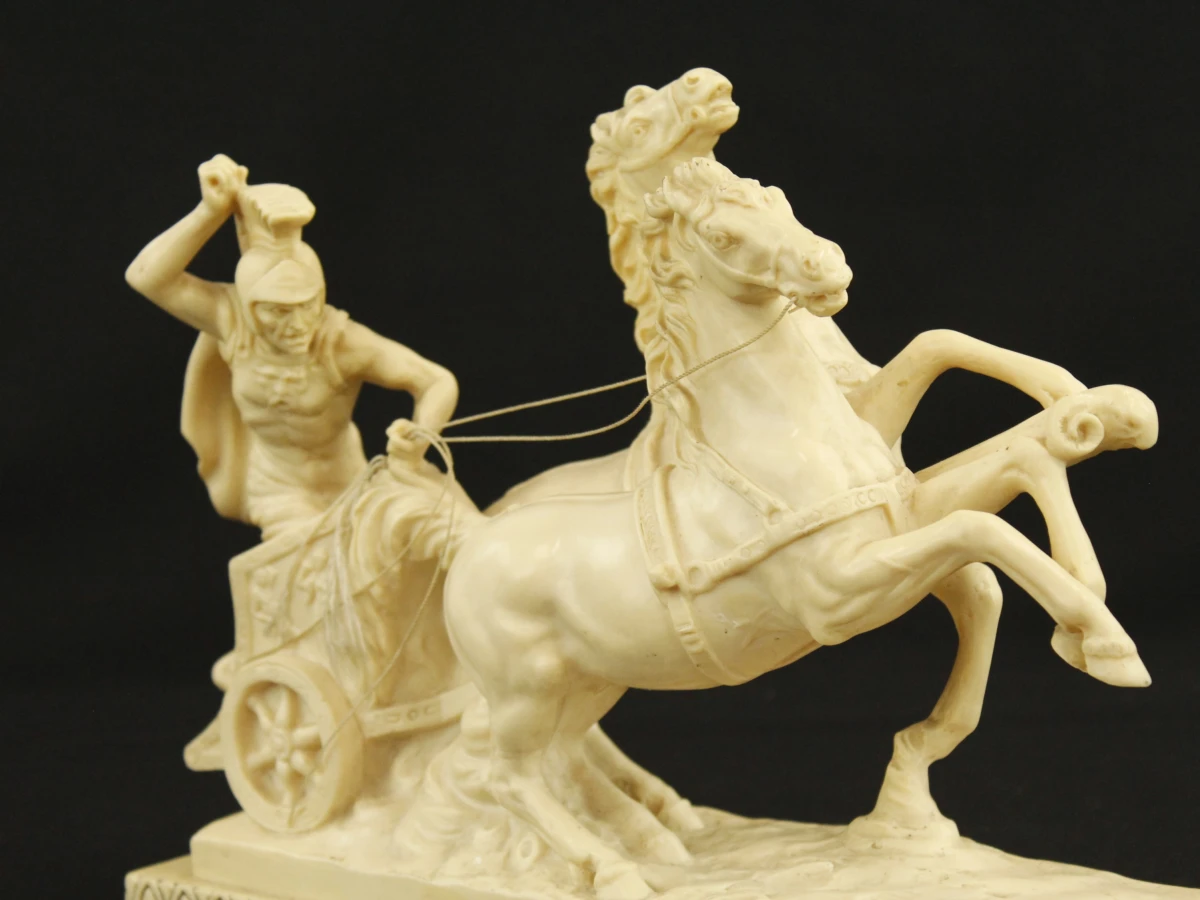 A. Santini Romeinse Strijdwagen (Ben-Hur) – Italië – 30 cm - foto 4