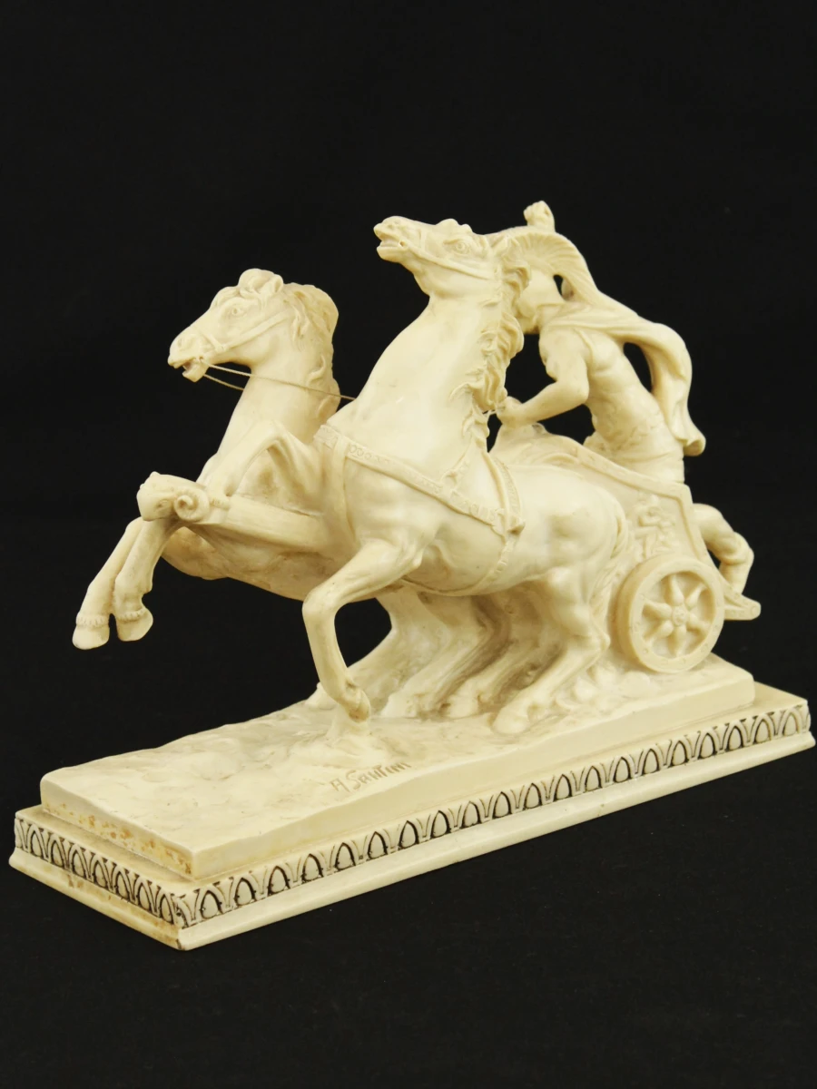 A. Santini Romeinse Strijdwagen (Ben-Hur) – Italië – 30 cm - foto 6