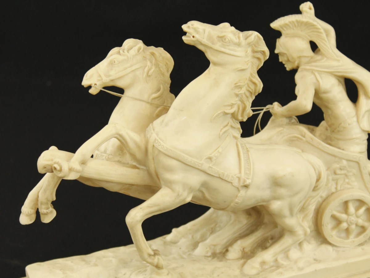 A. Santini Romeinse Strijdwagen (Ben-Hur) – Italië – 30 cm - foto 7