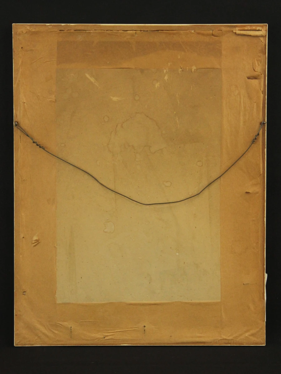 Charles Van de Vloet (1914–2000) – Twee figuren – Olieverfschilderij - foto 12