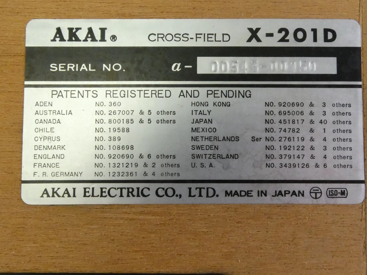 Akai X-201D Cross-Field Bandenrecorder - foto 10