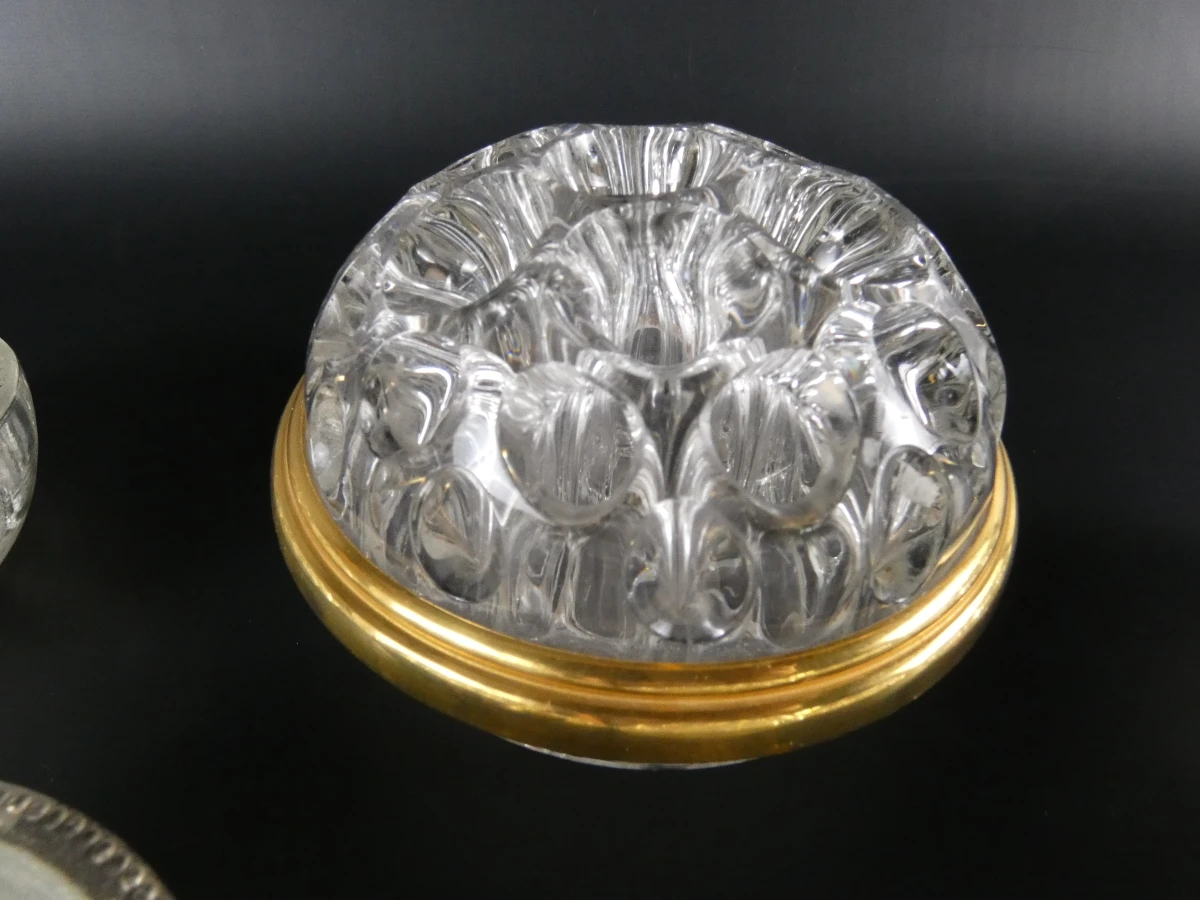Set van 13 vintage glazen Bloemenstekers (11-delig) – Mid-Century Persglas - foto 2