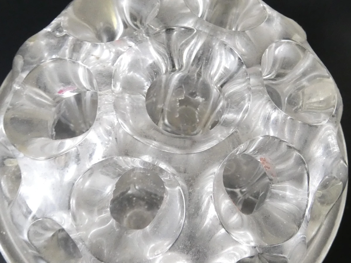 Set van 13 vintage glazen Bloemenstekers (11-delig) – Mid-Century Persglas - foto 9