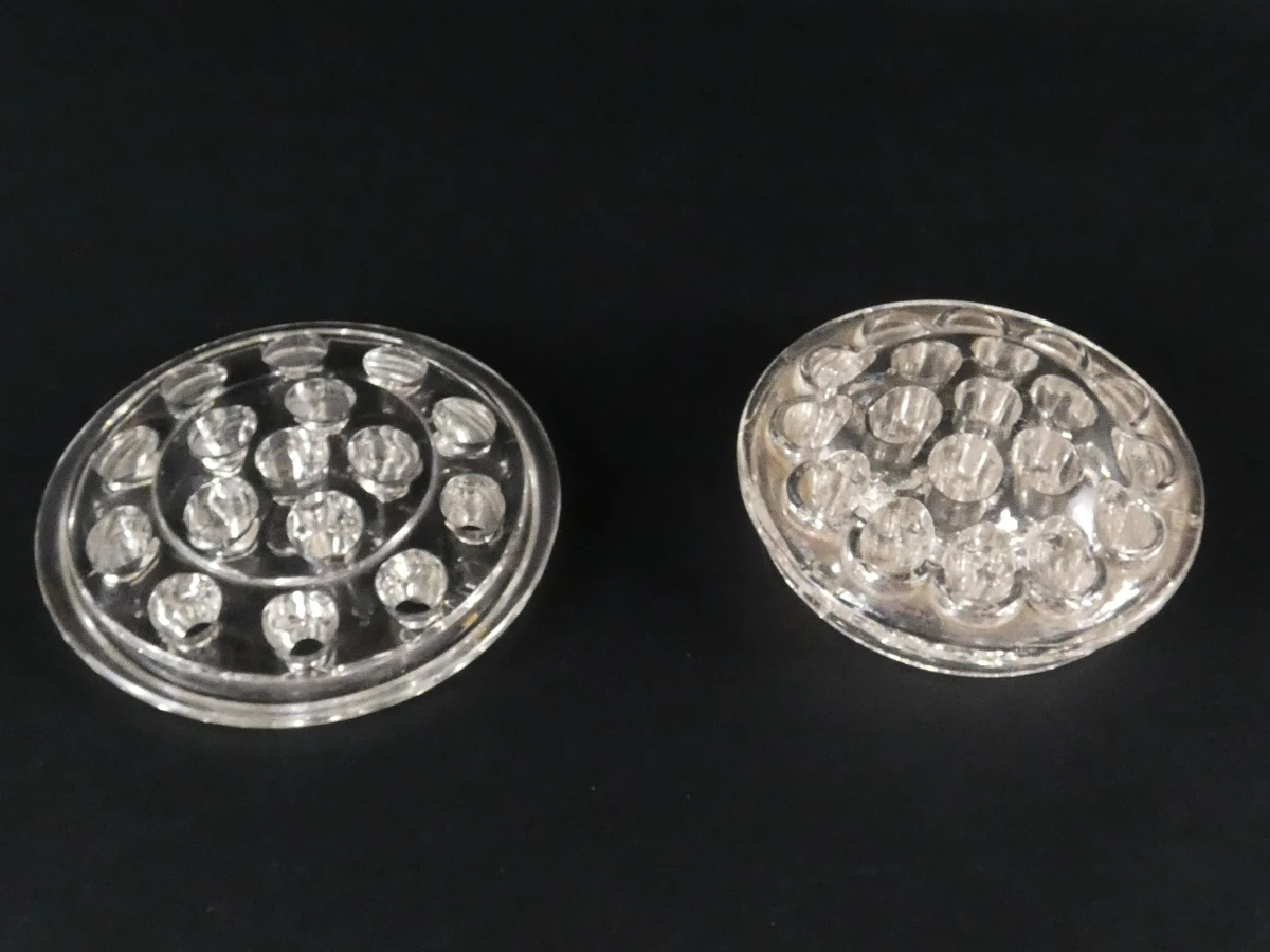Set van 13 vintage glazen Bloemenstekers (11-delig) – Mid-Century Persglas - foto 19