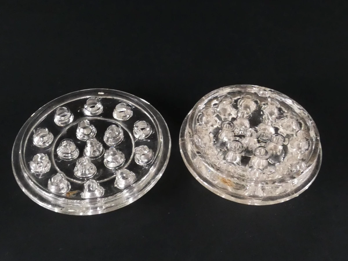Set van 13 vintage glazen Bloemenstekers (11-delig) – Mid-Century Persglas - foto 20