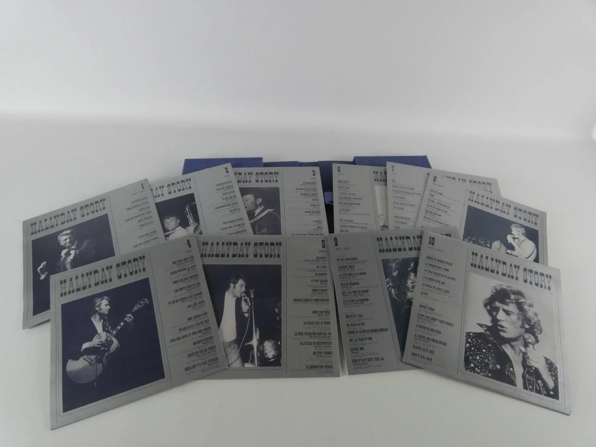 Hallyday Story (10 LP Deluxe Denim Box Set, 1975) - foto 4