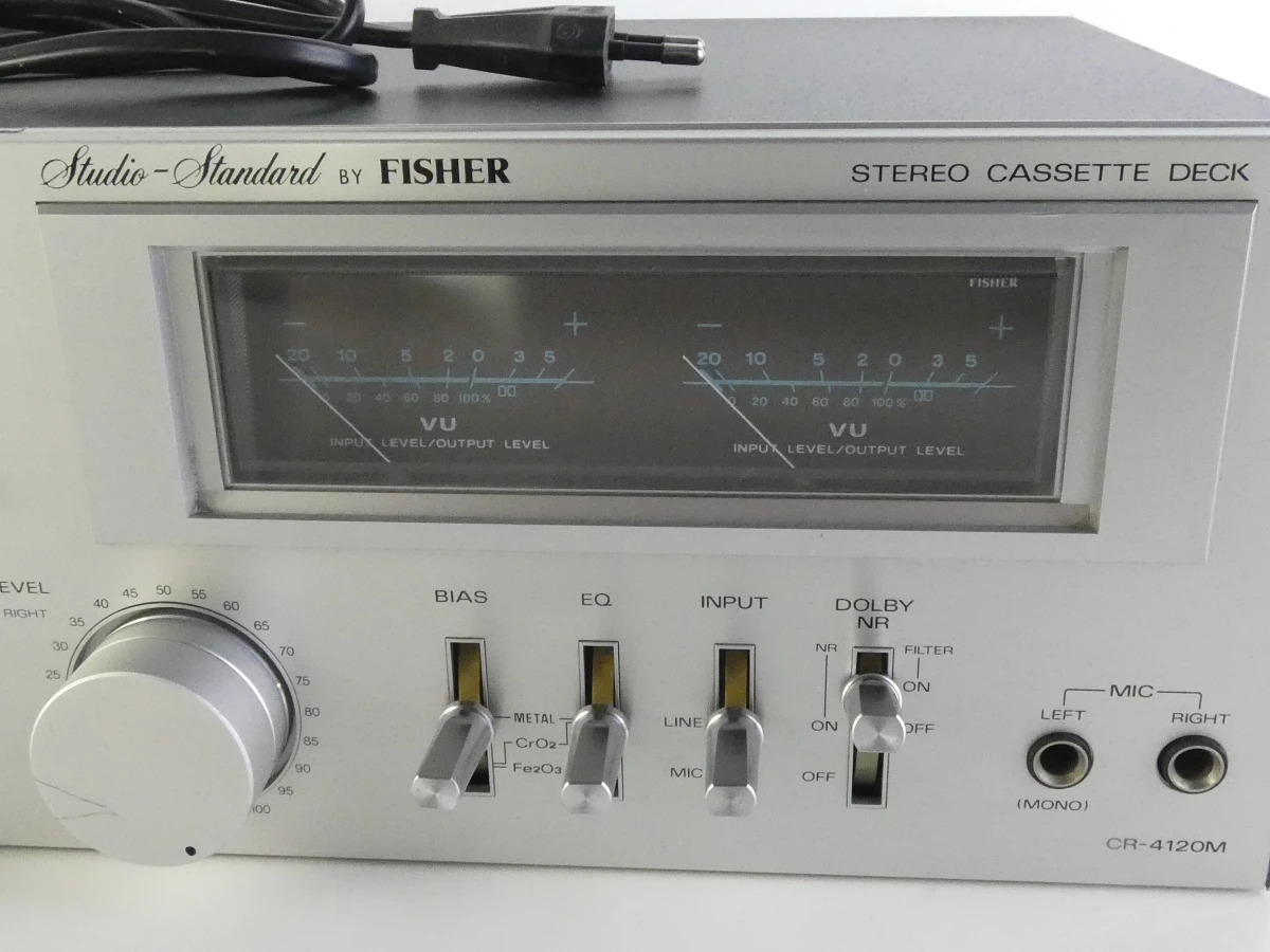 Vintage Fisher CR-4120M stereo cassettedeck - foto 4