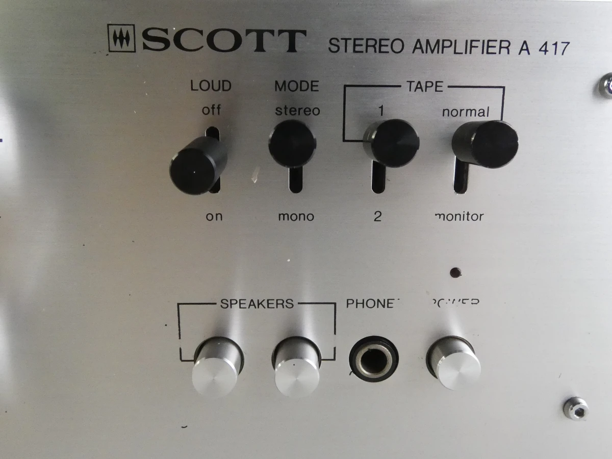 H.H. Scott A 417 Vintage Stereo versterker - foto 5