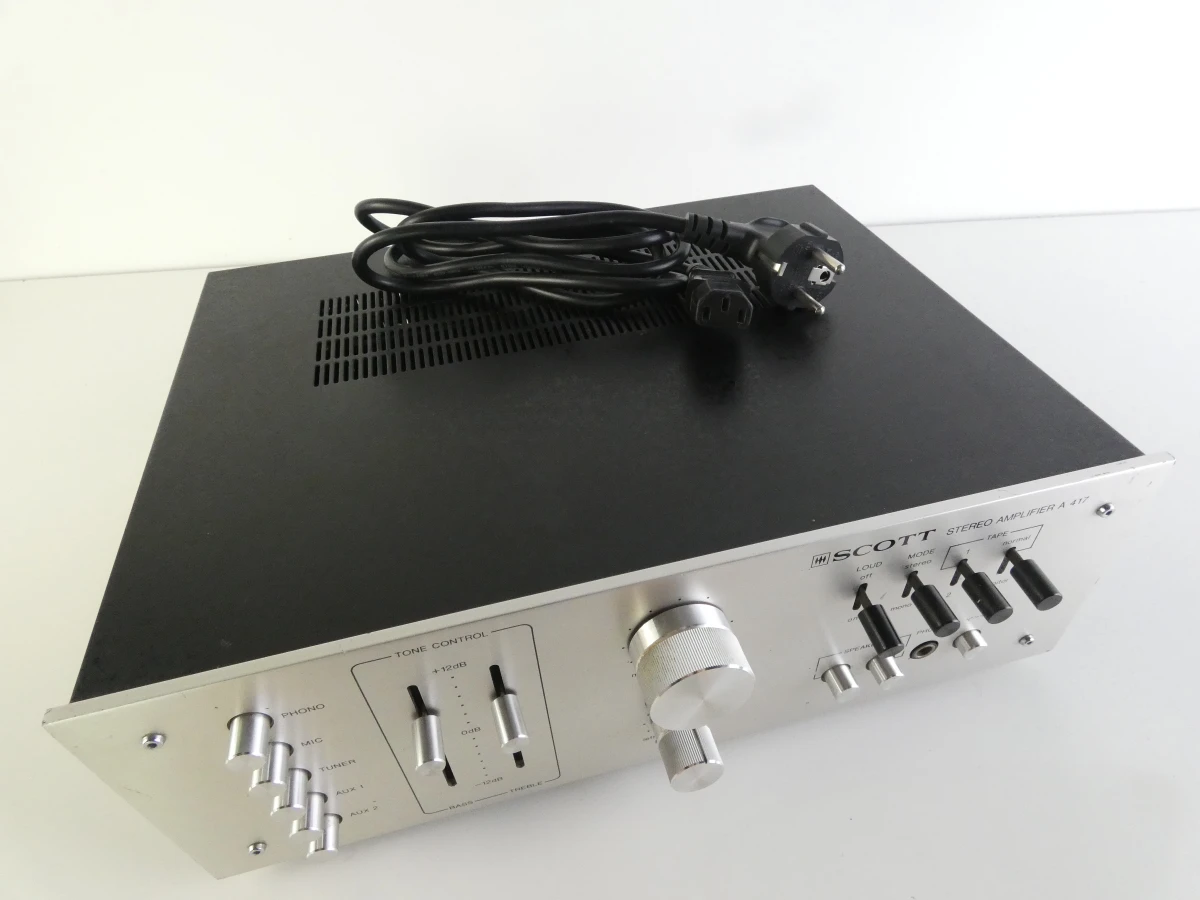 H.H. Scott A 417 Vintage Stereo versterker - foto 6