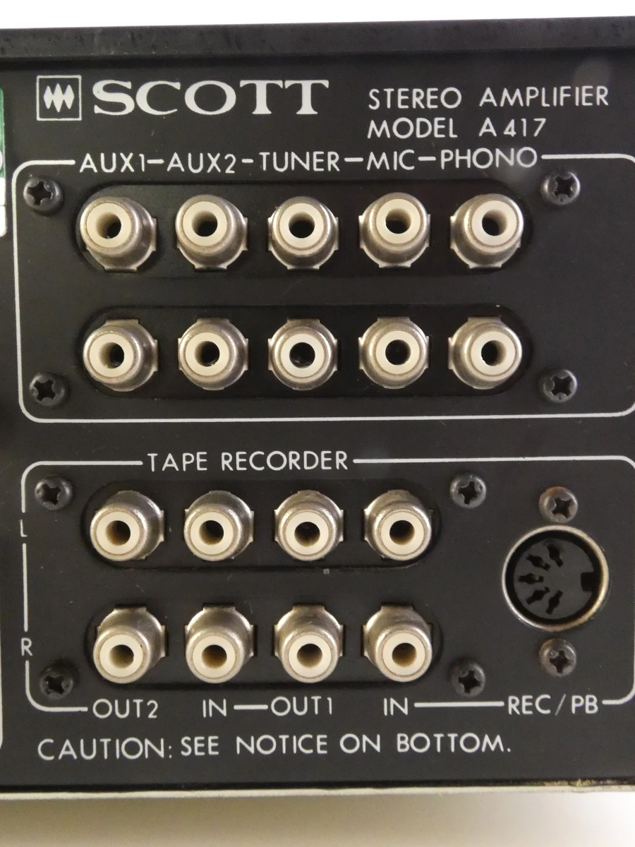 H.H. Scott A 417 Vintage Stereo versterker - foto 11