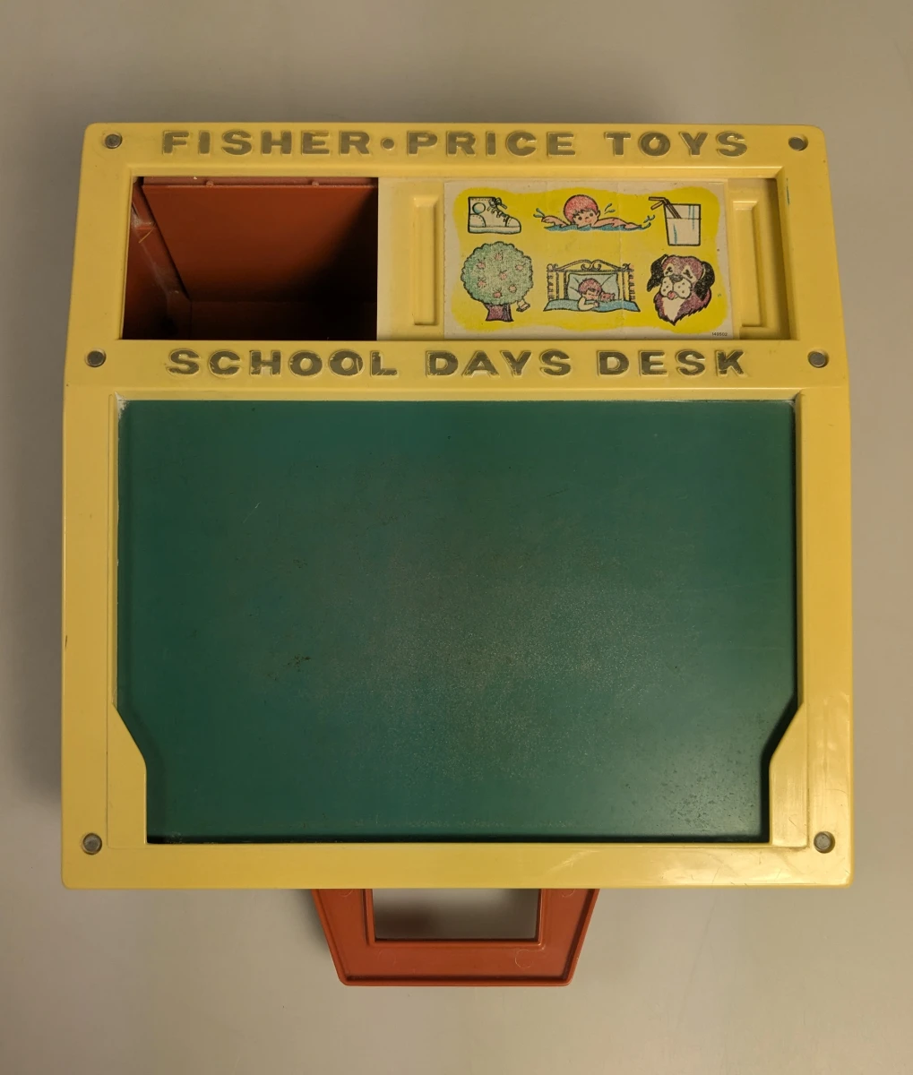 Fhiser Price School desk uit 1972 - foto 4