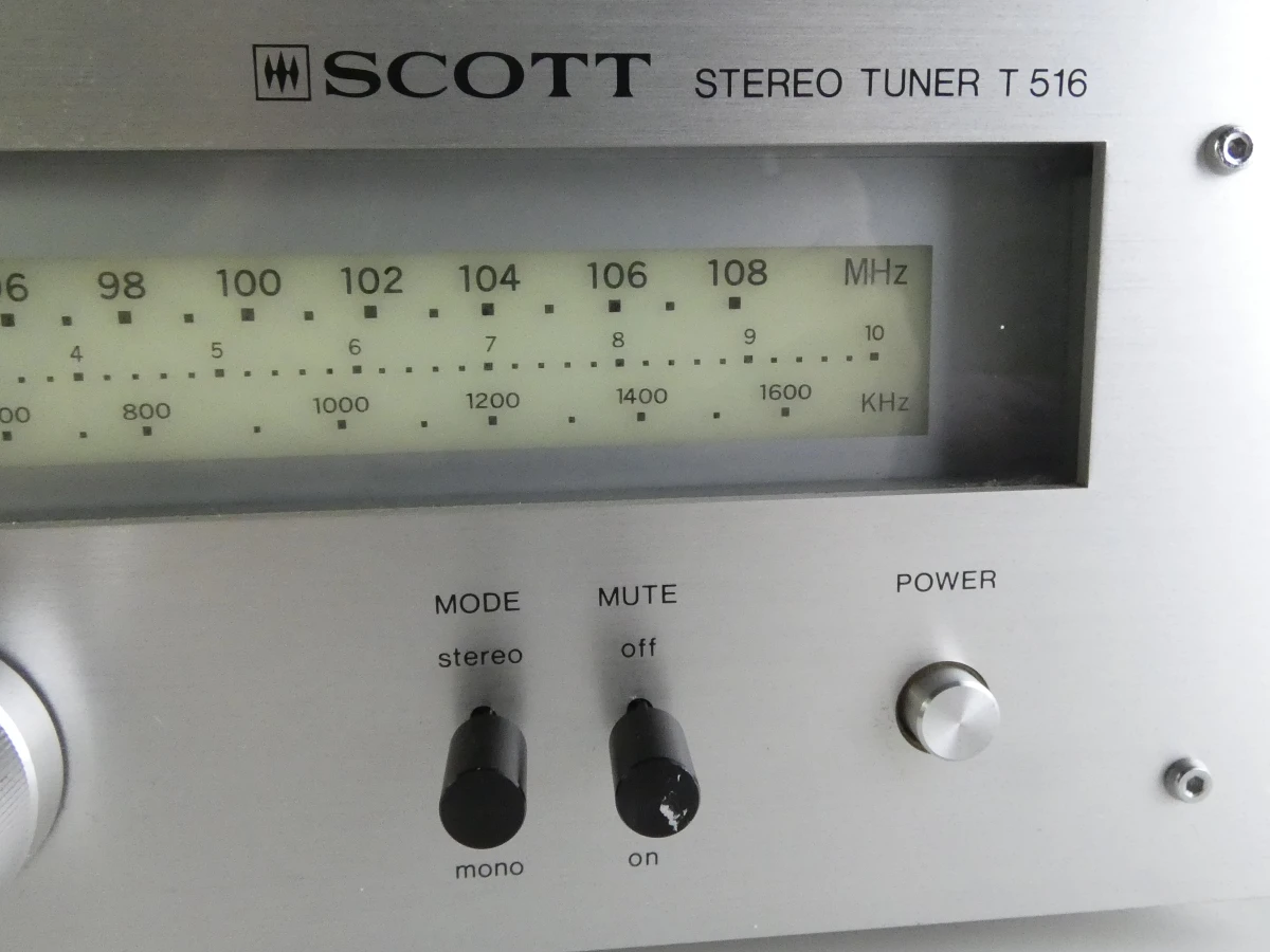Vintage Scott T516 stereo tuner - foto 5