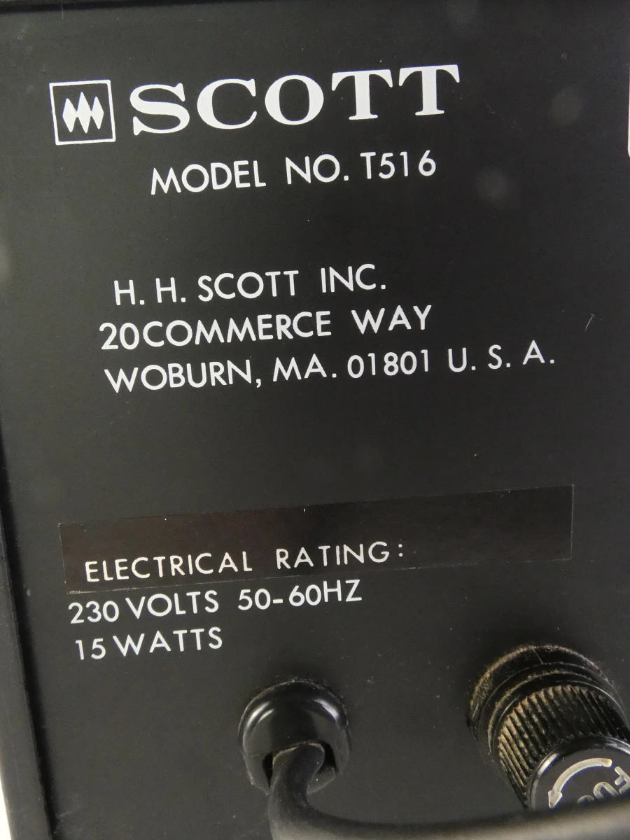 Vintage Scott T516 stereo tuner - foto 11