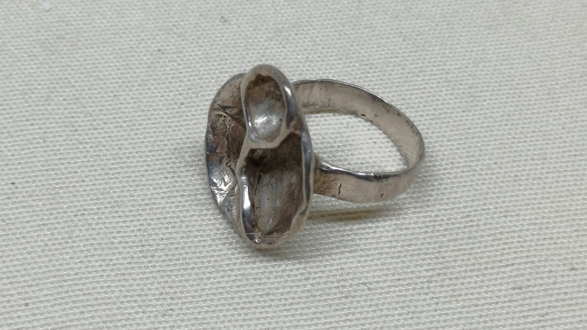 Set van 6 zilveren ringen met diverse stenen - foto 7
