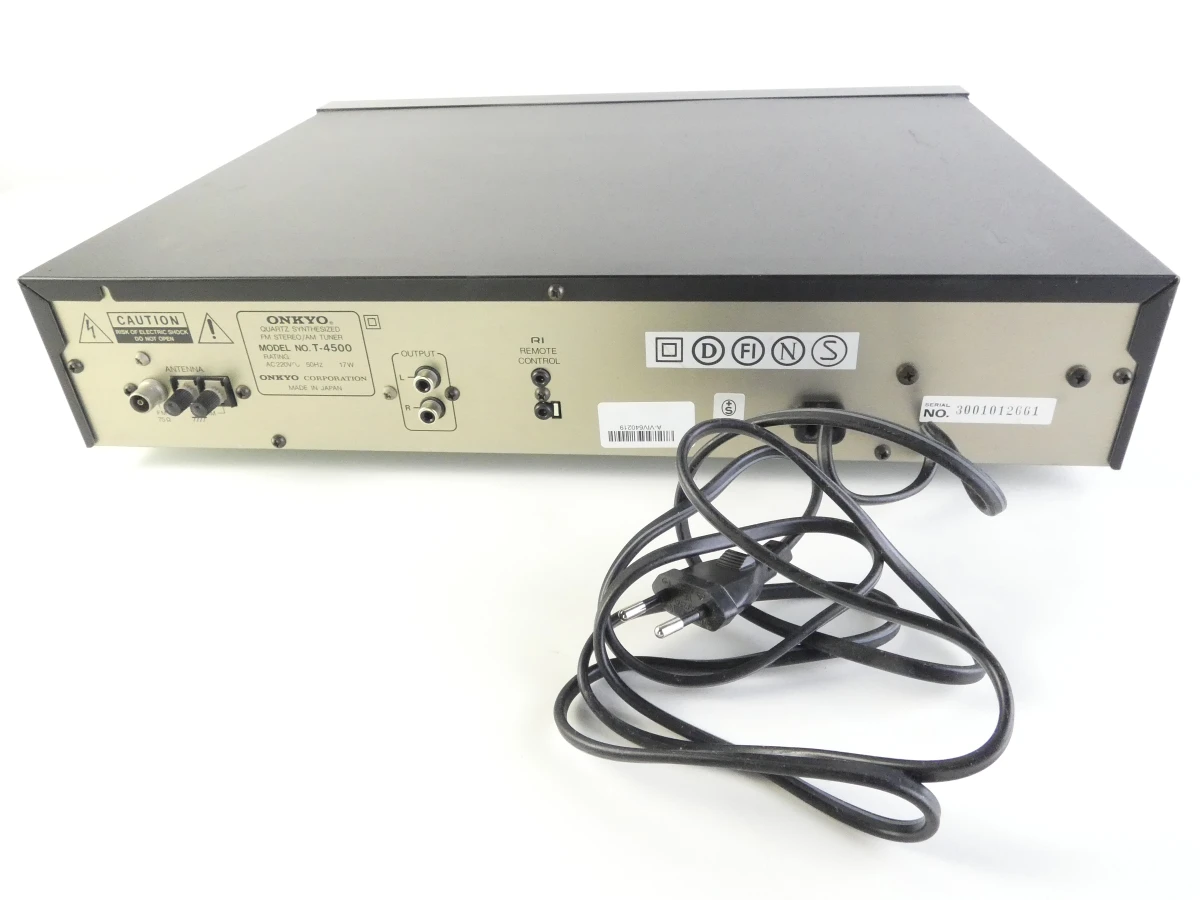 Onkyo Integra T-4500 - Vintage FM/AM Stereo Tuner - foto 5