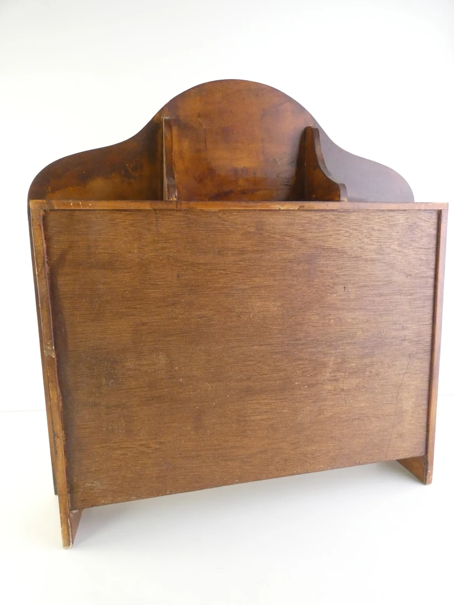 Vintage houten kruidenkastje met keramische lades - Delftsblauw stijl - foto 10