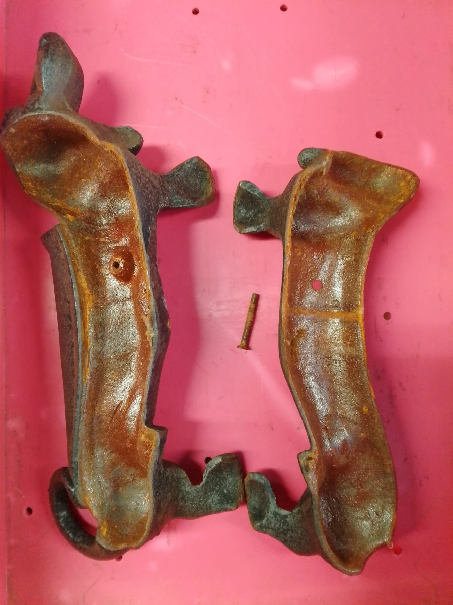 Gietijzeren Teckel – Schoenschraper / Deurstopper - foto 25