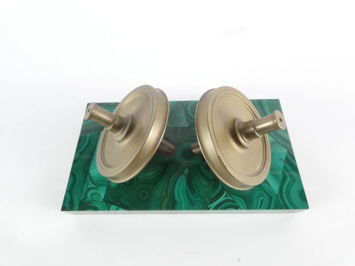 Decoratieve Tollen Set met Groene Malachiet Basis - foto 2