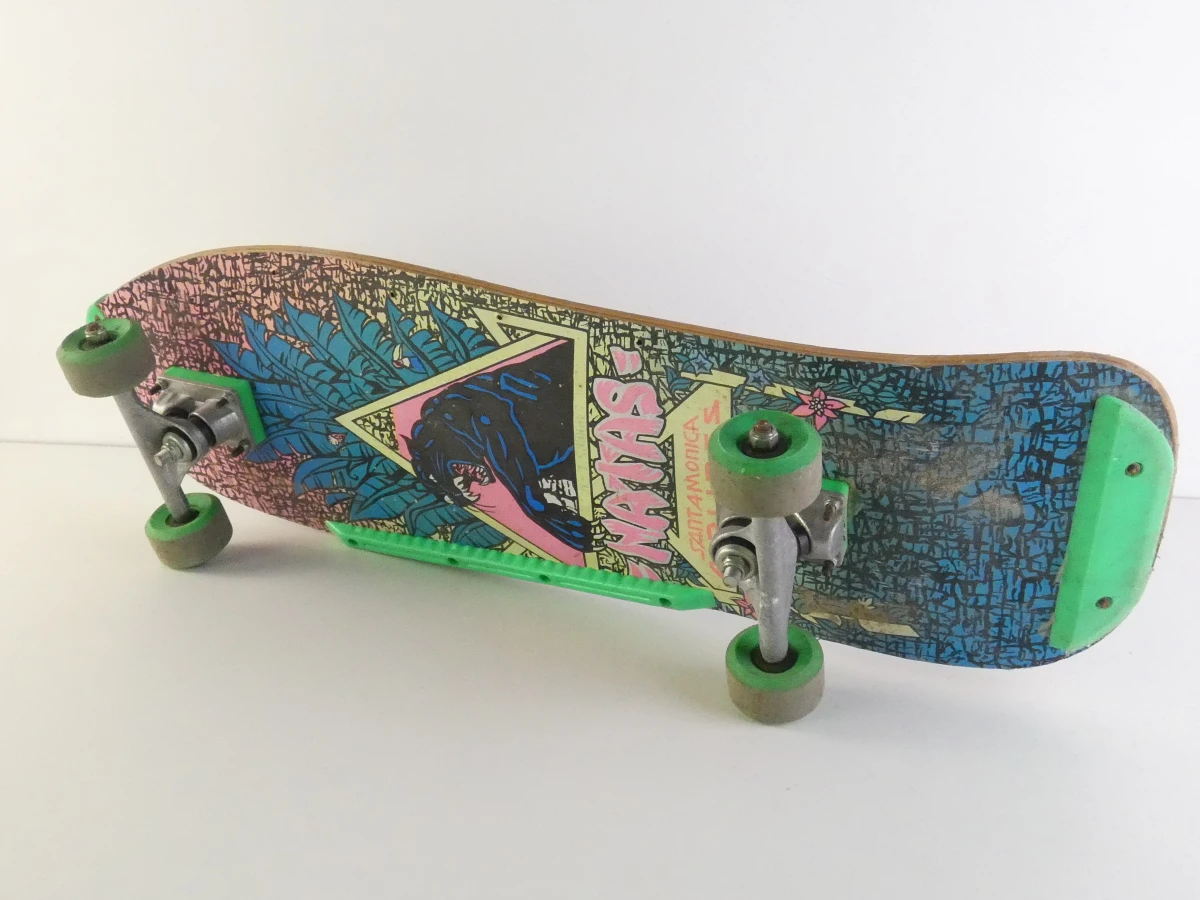 Originele SMA (Santa Monica Airlines) Natas Kaupas "Panther 3" Skateboard (1987) – Volledig Originele Survivor Setup! - foto 7