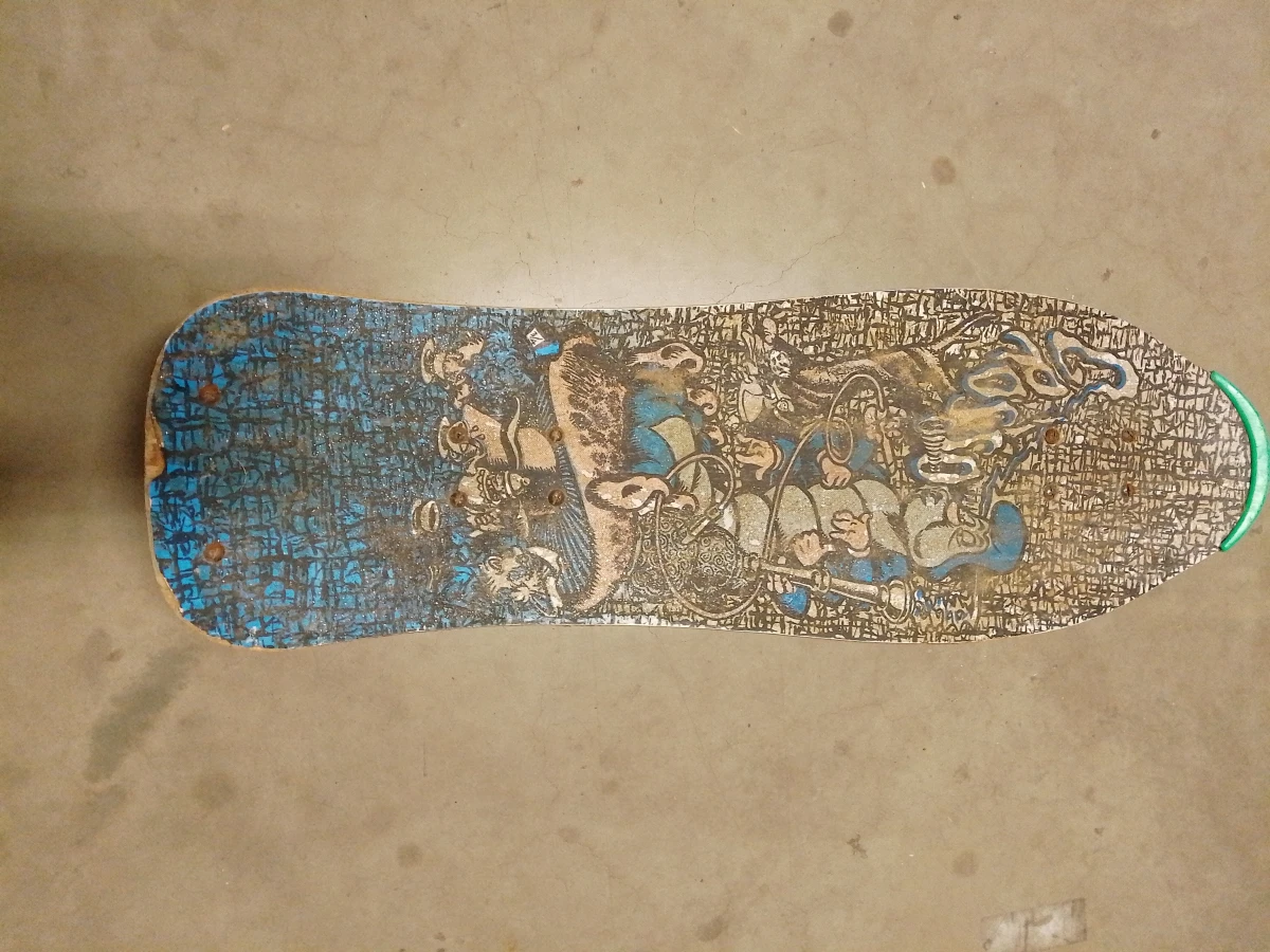 Originele SMA (Santa Monica Airlines) Natas Kaupas "Panther 3" Skateboard (1987) – Volledig Originele Survivor Setup! - foto 15