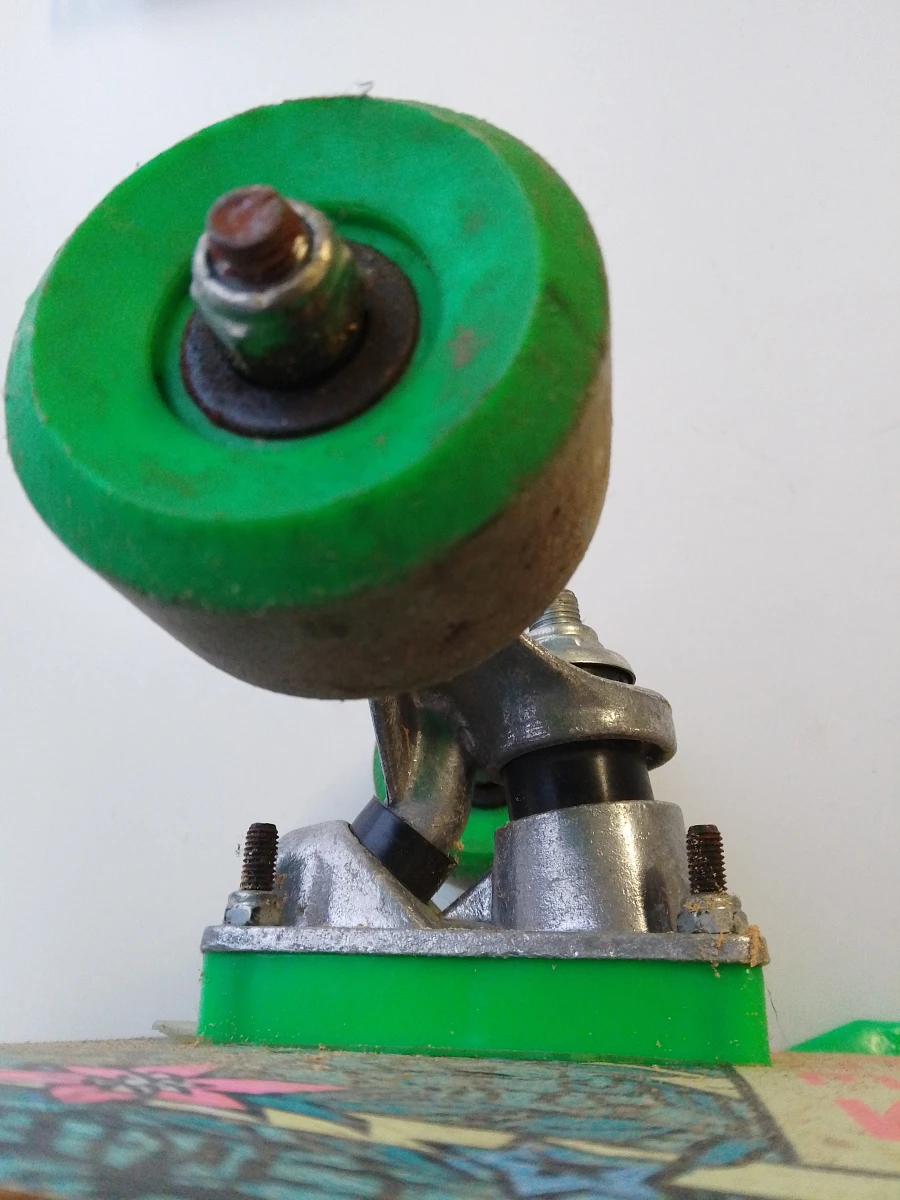 Originele SMA (Santa Monica Airlines) Natas Kaupas "Panther 3" Skateboard (1987) – Volledig Originele Survivor Setup! - foto 12