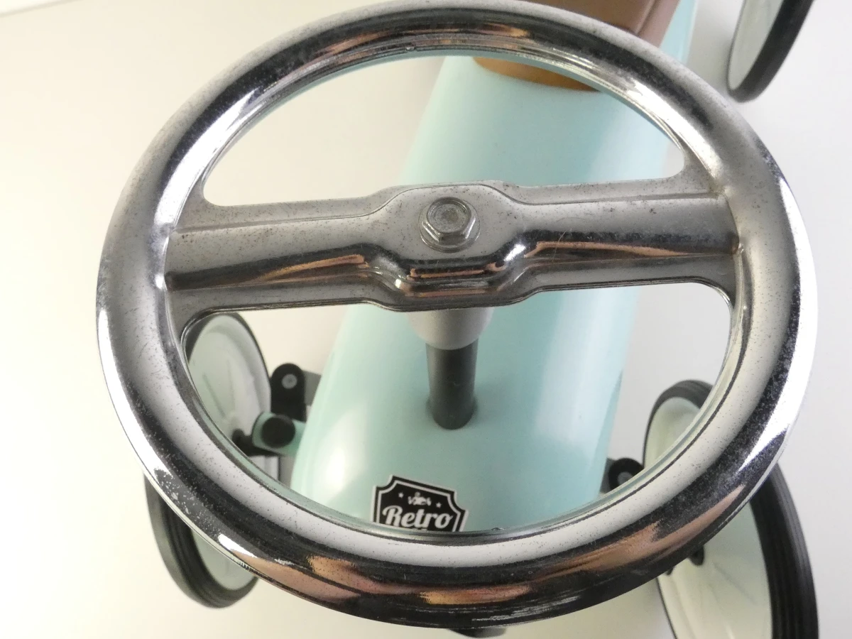 Retro Roller Colin - Vintage racestijl loopauto - foto 9