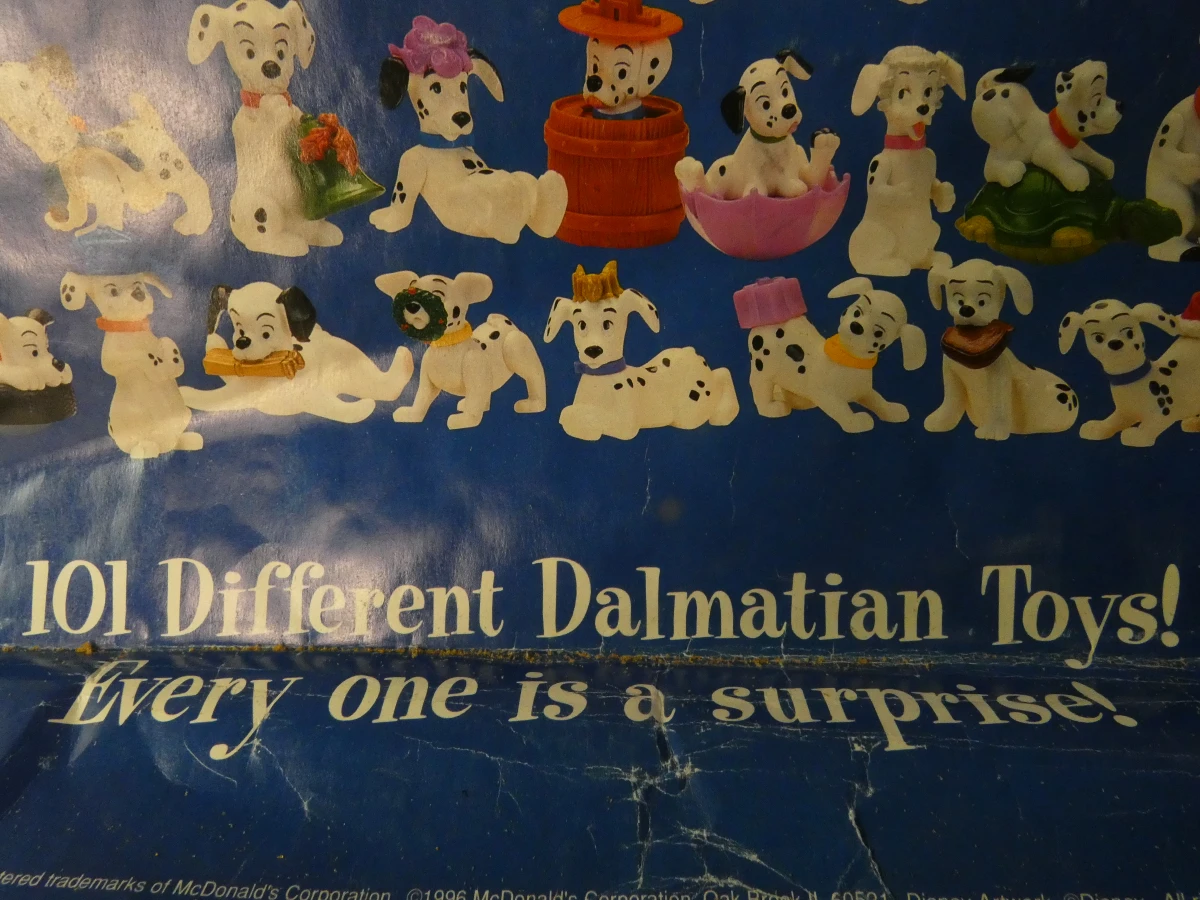 McDonald's 101 Dalmatiërs Verzamelkoffer + Poster (1996) – Gedeeltelijk Gevuld - foto 18