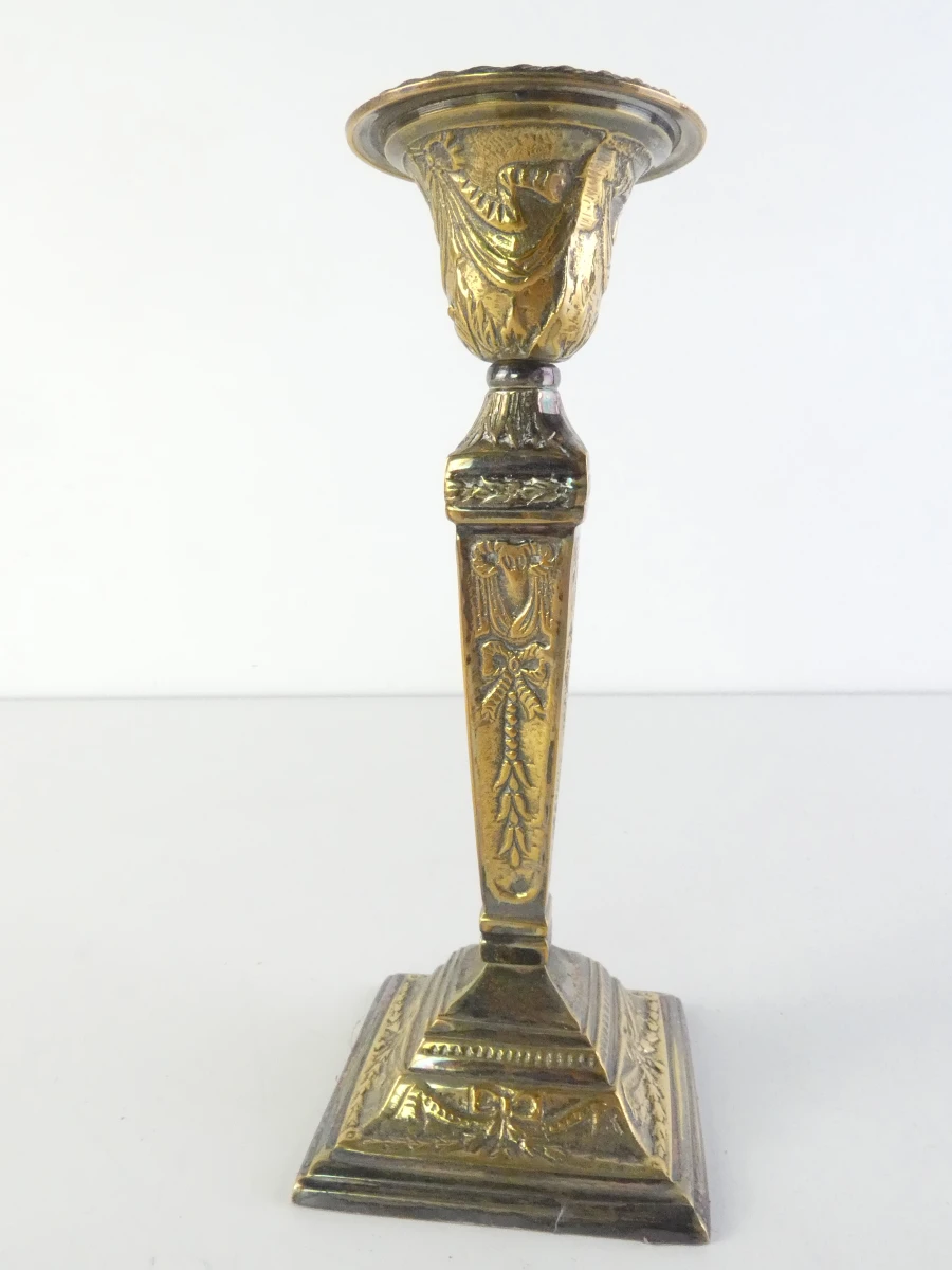 Set van 3 sierlijke vintage kandelaars in neoklassieke stijl - foto 11