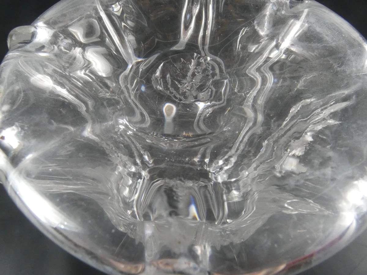 Vintage Engelse glazen karaf met originele stop - foto 11