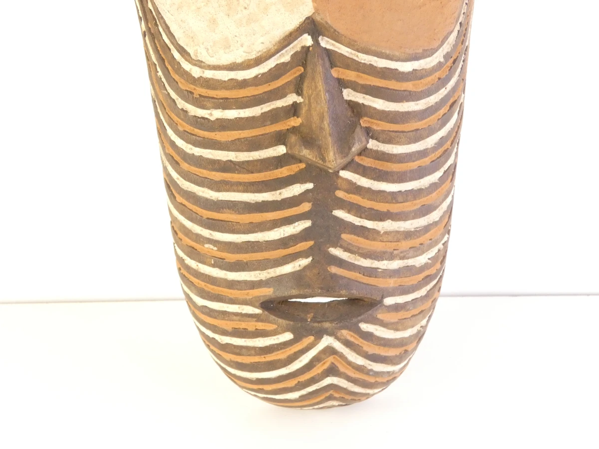 Decoratief Afrikaans houten masker - foto 4