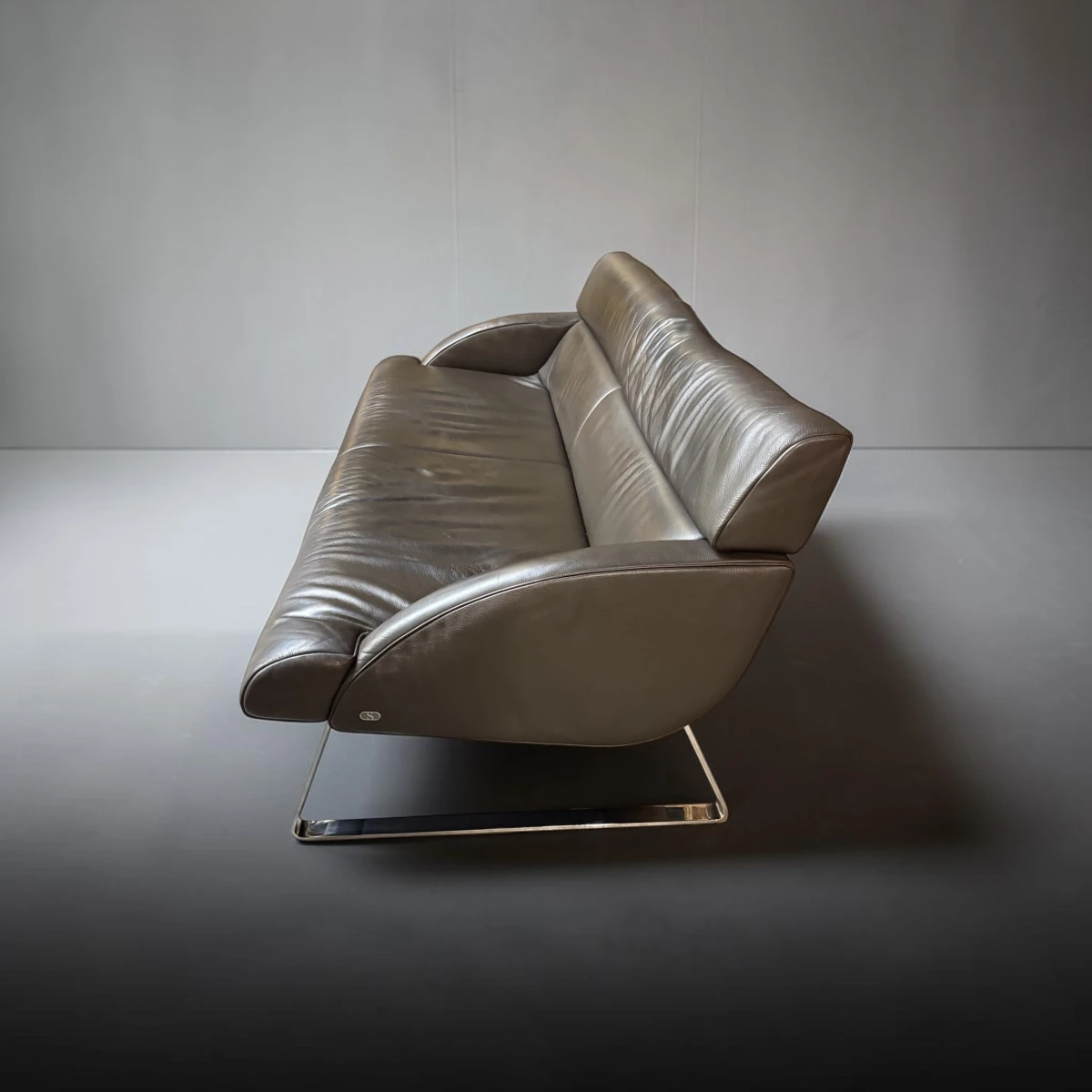 Leren design zetel De Sede in zwart - foto 6
