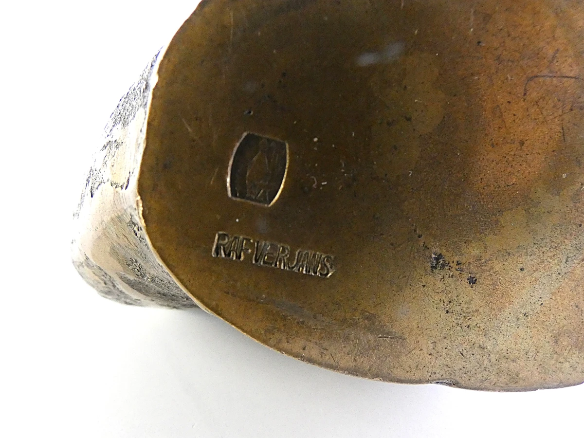 Massief bronzen hand sculptuur van Raf Verjans - foto 10