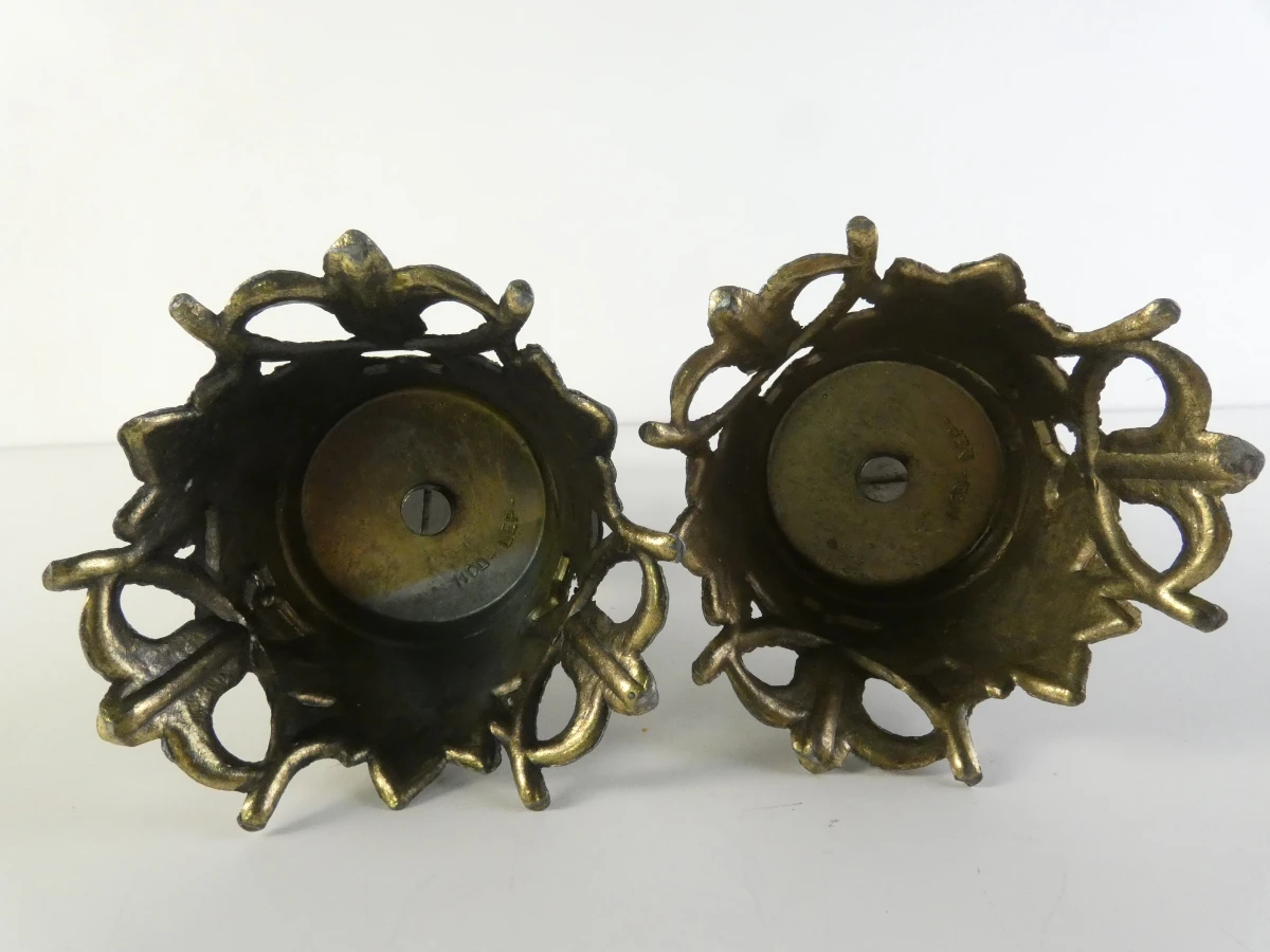 2 Paar vintage kandelaars - foto 19
