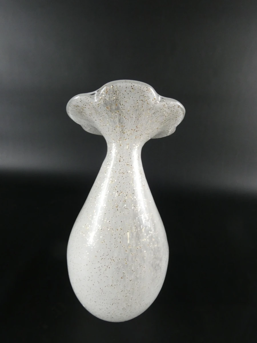 Set van 3 decoratieve glazen vazen - foto 3