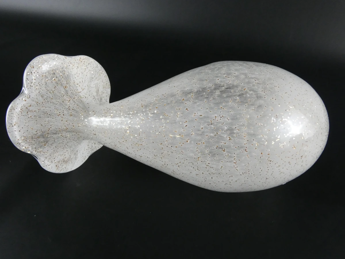 Set van 3 decoratieve glazen vazen - foto 4
