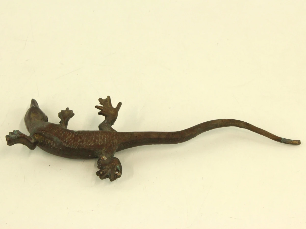 Antieke bronzen hagedis (circa 1900) - foto 6