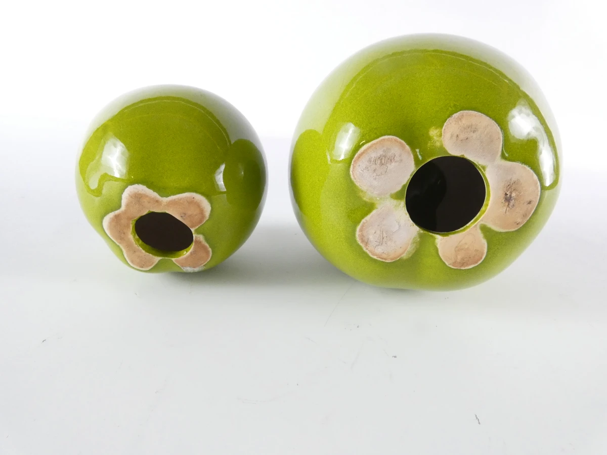 Set van 4 groene keramische decoratievruchten - foto 9