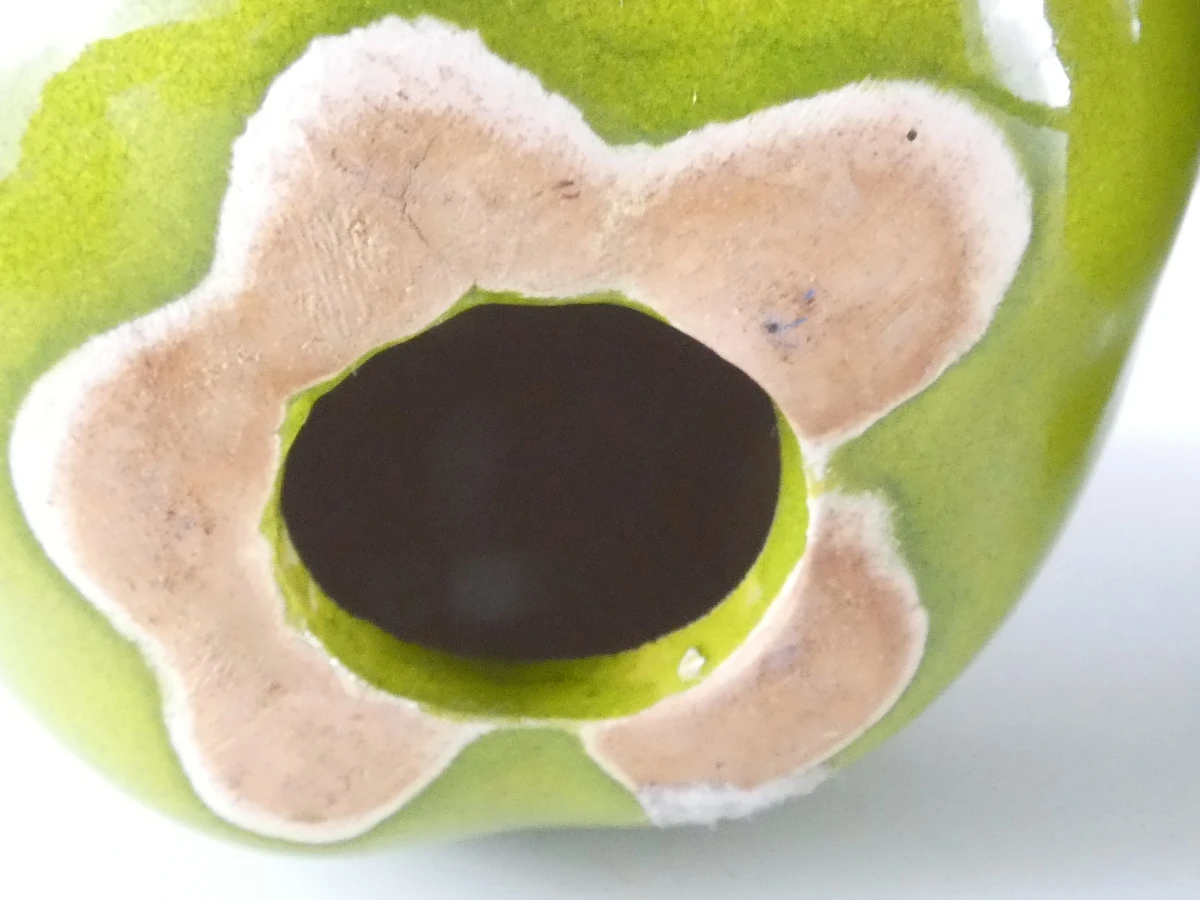 Set van 4 groene keramische decoratievruchten - foto 12