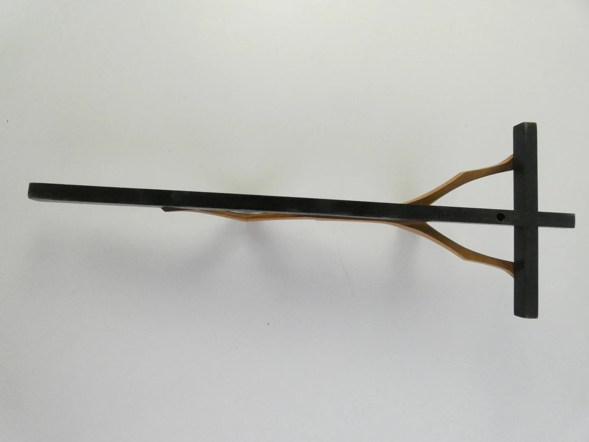 Set van 2 religieuze houten wandkunstwerken - gesigneerd Kustic - foto 12