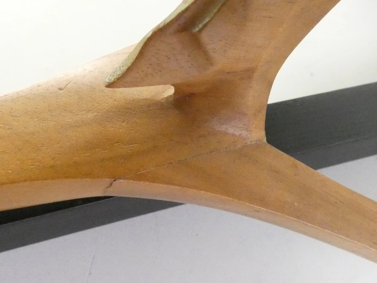 Set van 2 religieuze houten wandkunstwerken - gesigneerd Kustic - foto 17