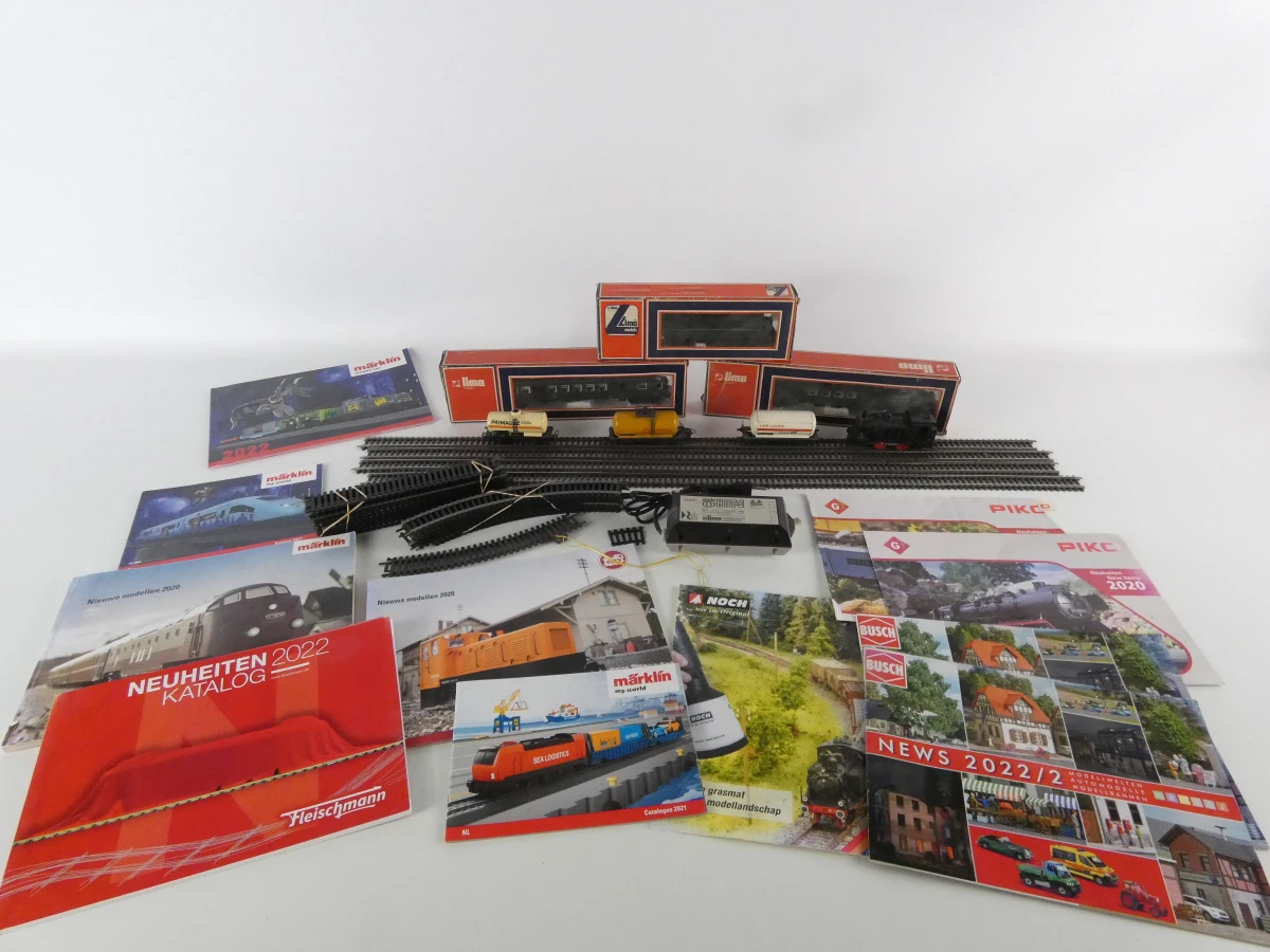 Vintage Lima HO modeltreinset - locomotieven, wagons, rails en toebehoren - foto 2