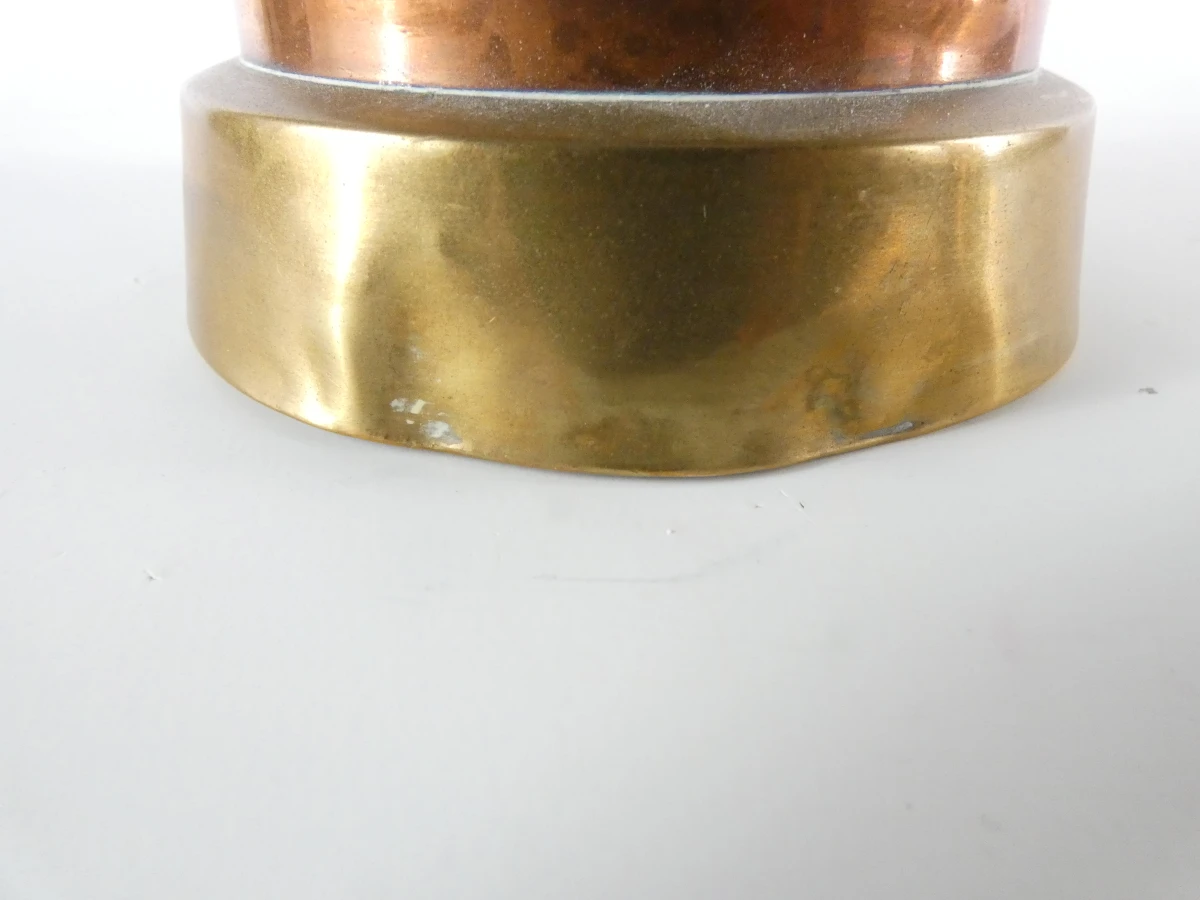 Set van 4 vintage messing vazen in Art Nouveau-stijl - foto 16