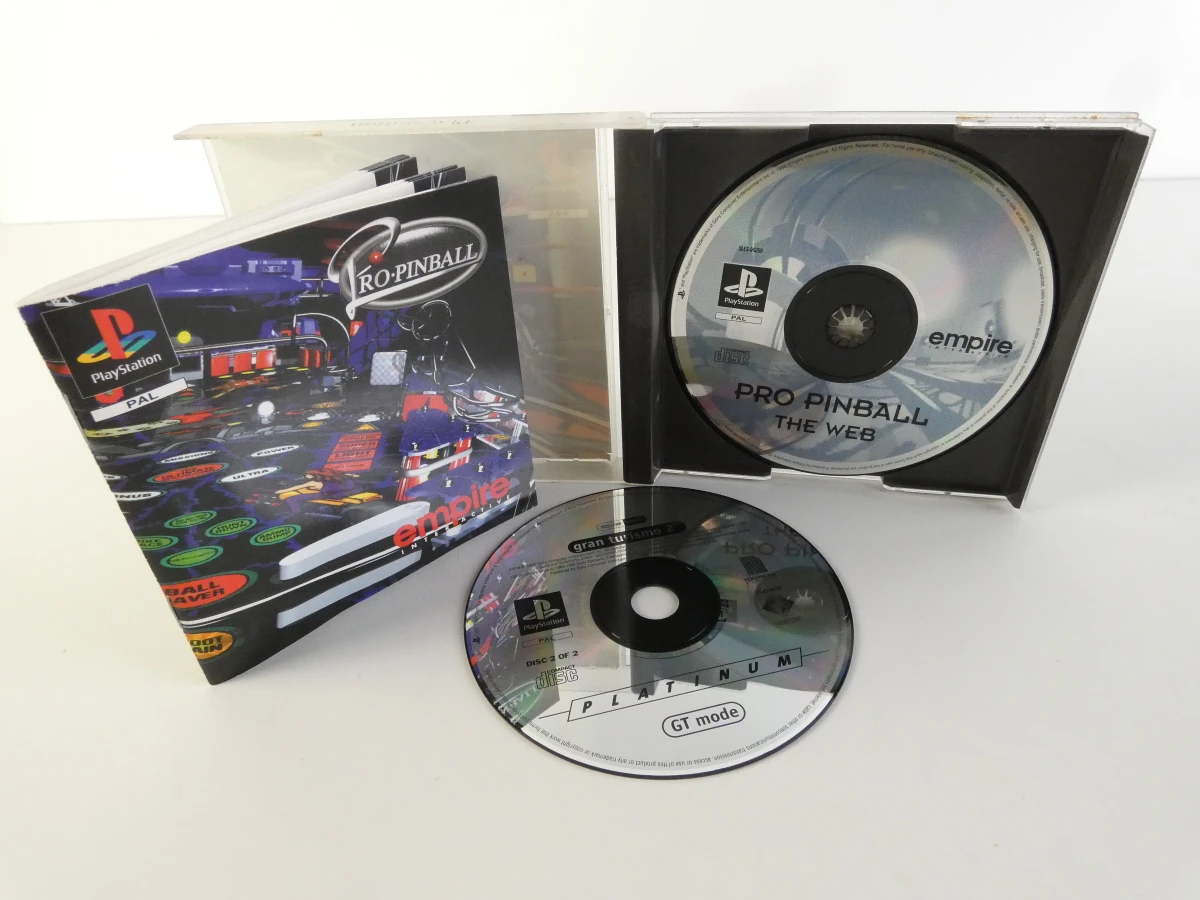 Sony PlayStation 1 PAL + controller en Pro Pinball in doos - foto 16