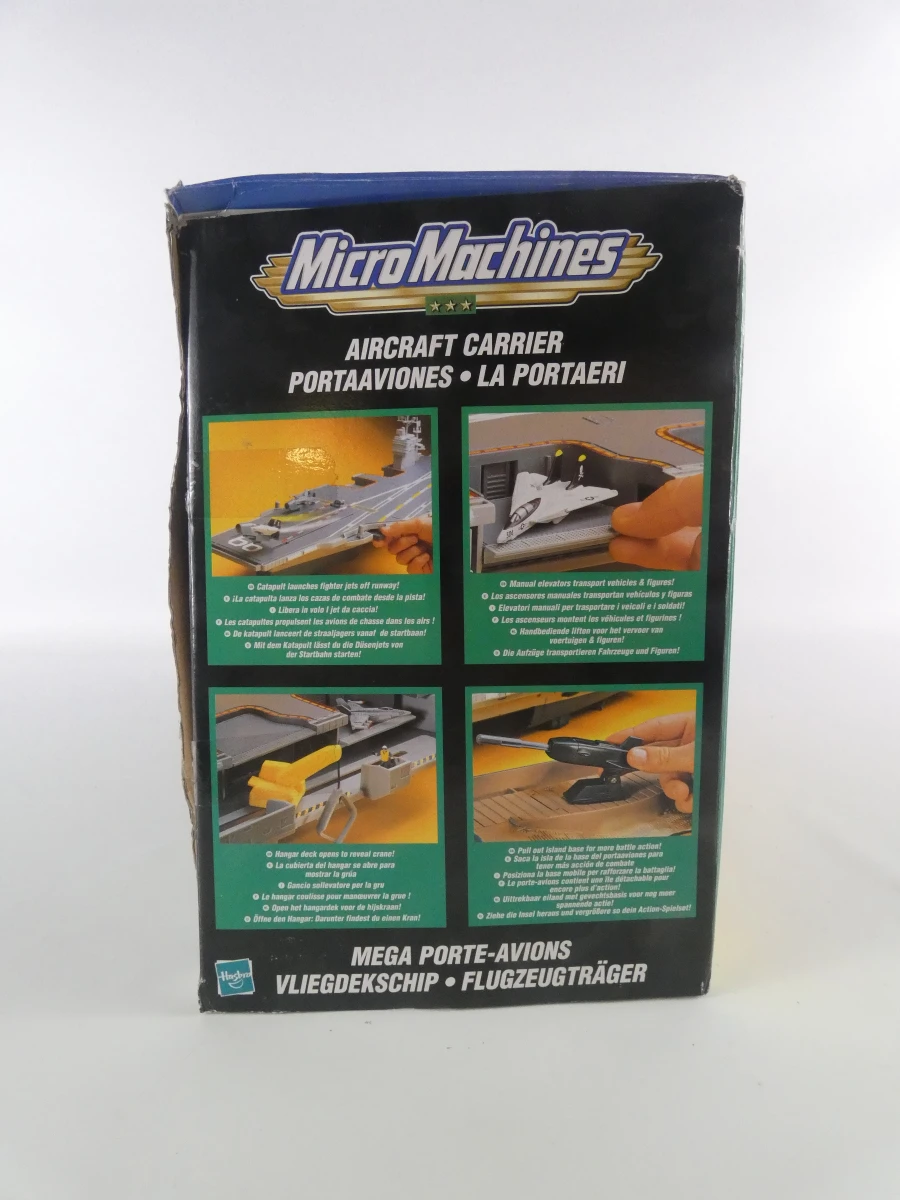 Micro Machines Military Aircraft Carrier 1998 met doos - foto 14
