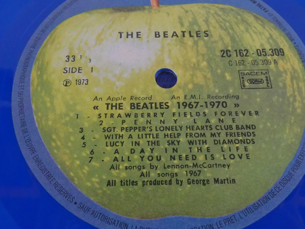 The Beatles – 1967-1970 (Blue Album) | Franse Editie 1978 Bladvinyl (2LP) - foto 14
