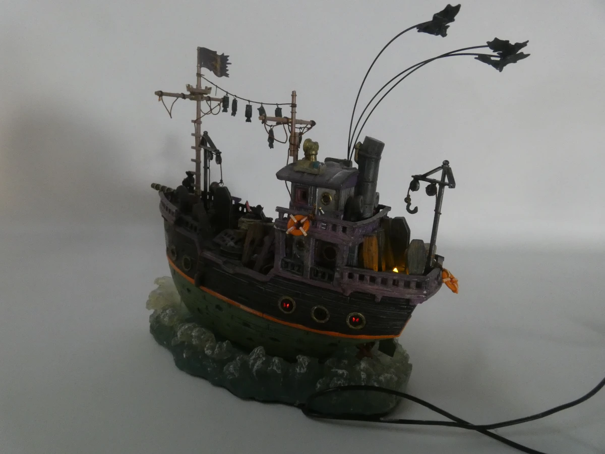 Lemax Spooky Town – Transylvania Transport Co. & Spooky Graveyard (Met Doos) - foto 14