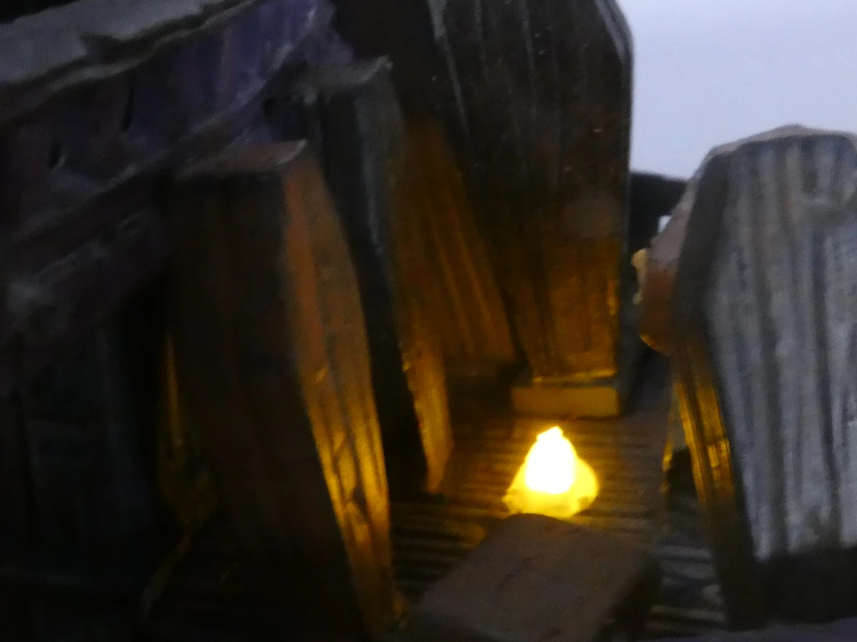 Lemax Spooky Town – Transylvania Transport Co. & Spooky Graveyard (Met Doos) - foto 17