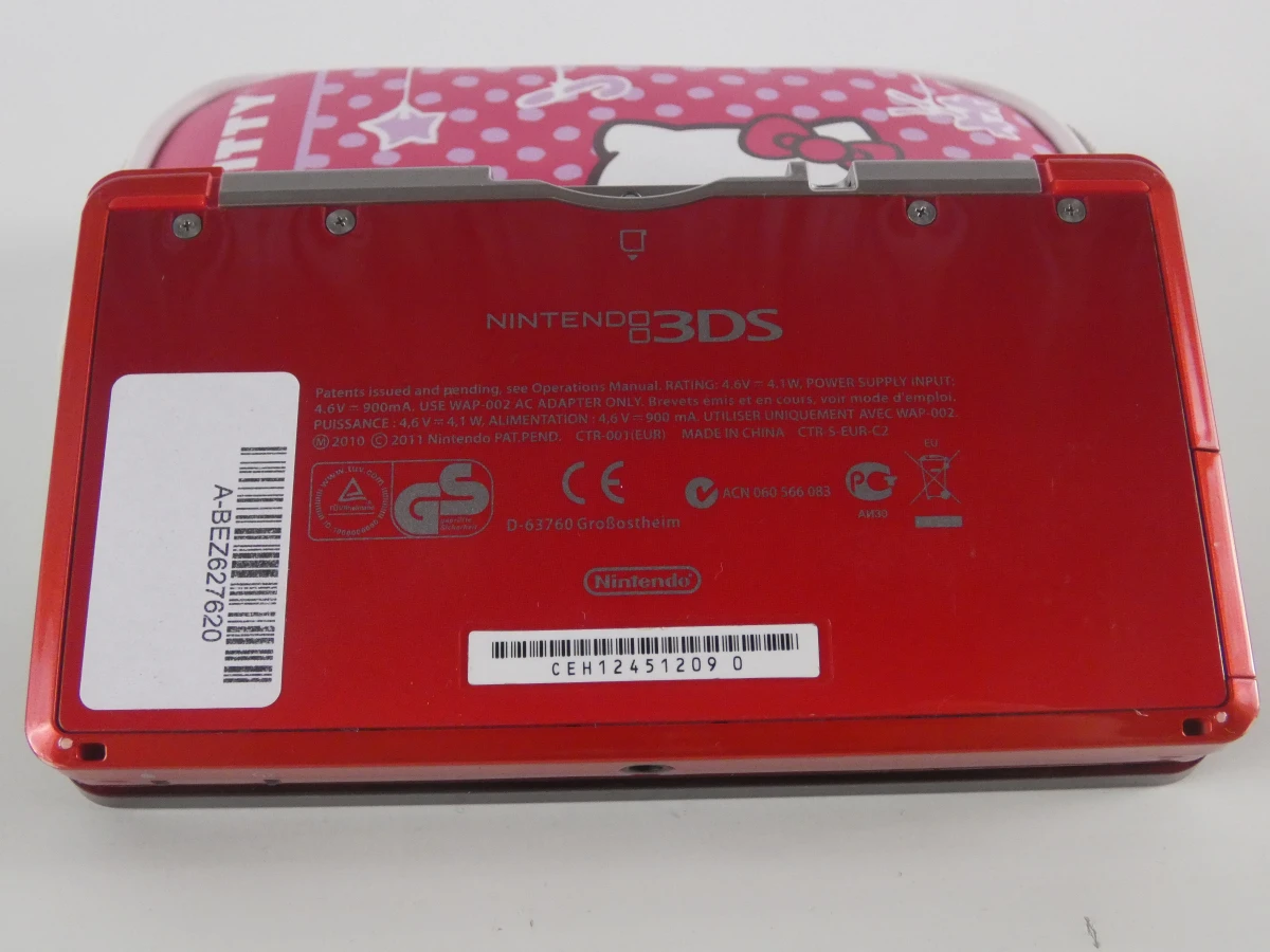 Nintendo 3DS - rode spelconsole met Hello Kitty-hoes en spel - foto 8