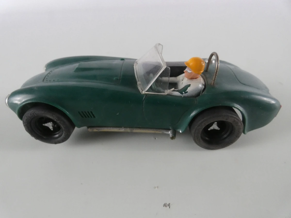 Set van 4 vintage Scalextric racebaanauto’s met vitrineboxen - foto 10