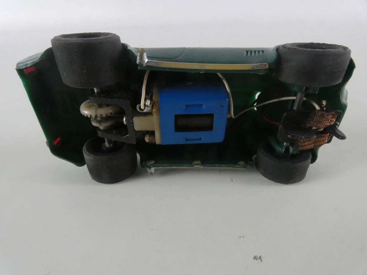Set van 4 vintage Scalextric racebaanauto’s met vitrineboxen - foto 12